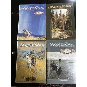 Lot of 4 Montana The Magazine of Western History Various From The Years 2001